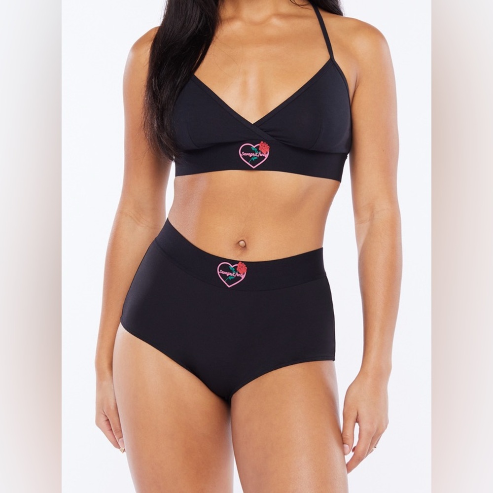 NWOT SM SxF Forever Savage Kick Back SET Bralette and Shorts